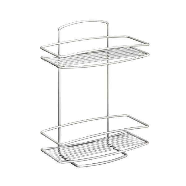 METALTEX ONDA-RECTANGULAR SHELF SILVER