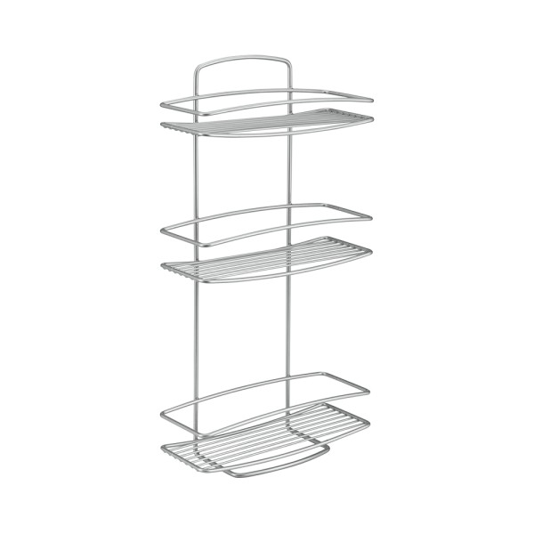 METALTEX ONDA-RECTANGULAR SHELF SILVER