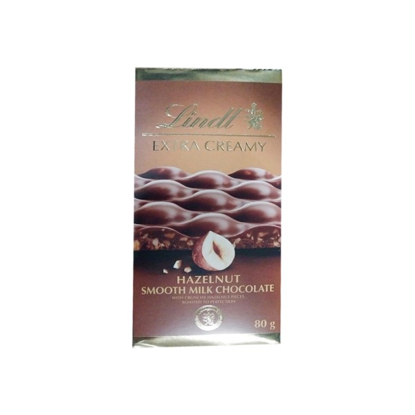  LINDT EXTRA CREAMY MILK HAZELNUT 