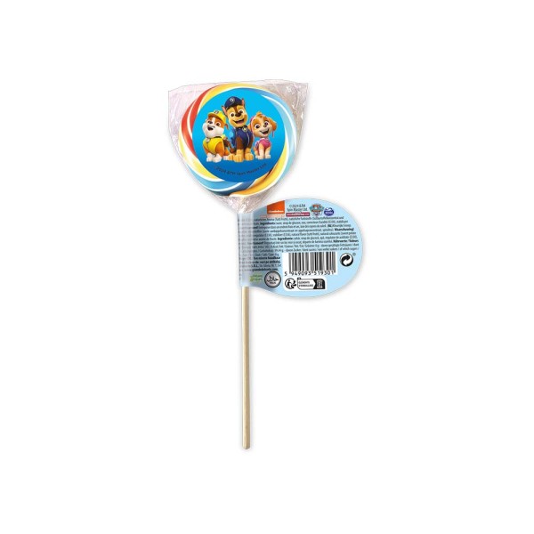 LOLLIBONI PAW PATROL SWIRL LOLLIPOP