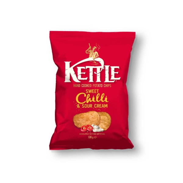 KETTLE SWEET CHILLI AND SOUR CREAM POTATO CHIPS