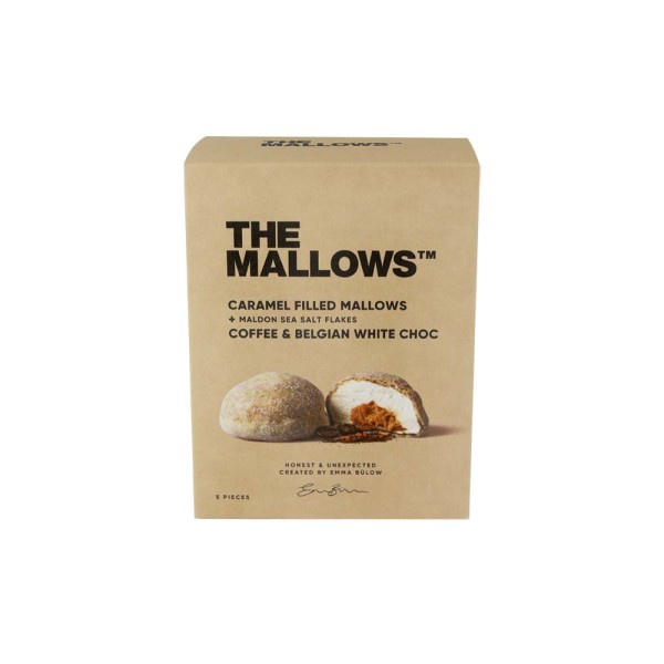 THE MALLOW CARAMEL FILLED BOX COFFEE AND WHITE CHOCOLATE