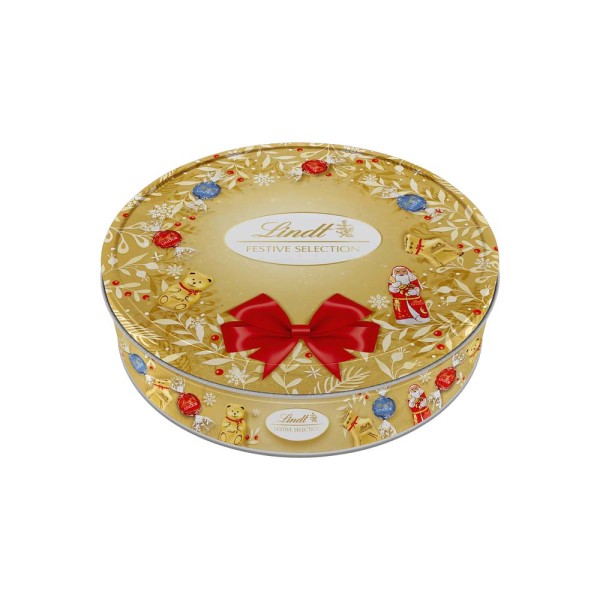  LINDT CHRISTMAS FESTIVE TIN