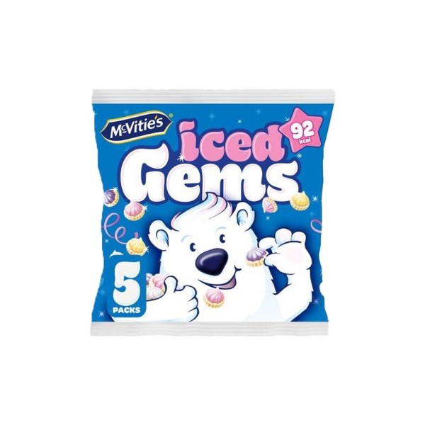 MCVITIES ICED GEMS CANDY FLOSS
