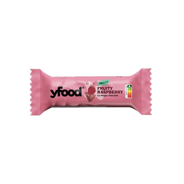 YFOOD FRUITY RASPBERRY BAR