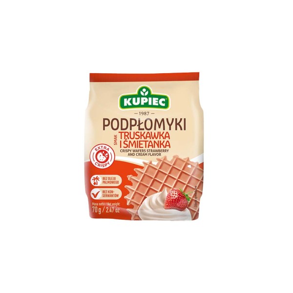 KUPIEC STRAWBERRY AND CREAM CRISPY WAFER