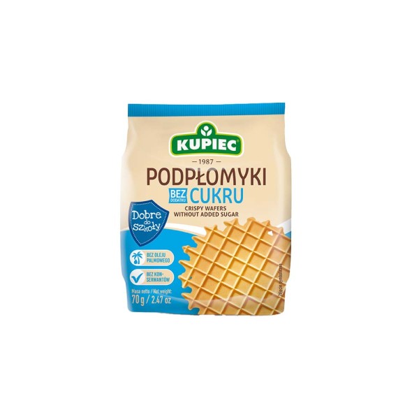 KUPIEC NO SUGAR CRISPY WAFERS