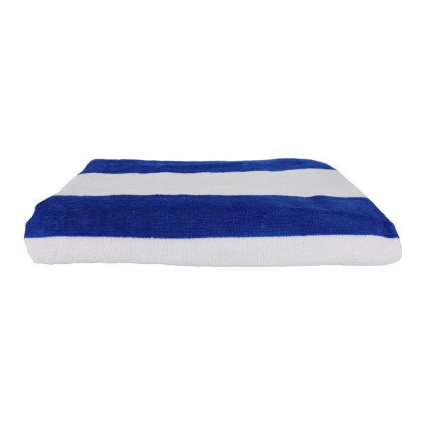 WINDSOR SP BEACH TOWEL STRIPE BLUE-WHITE