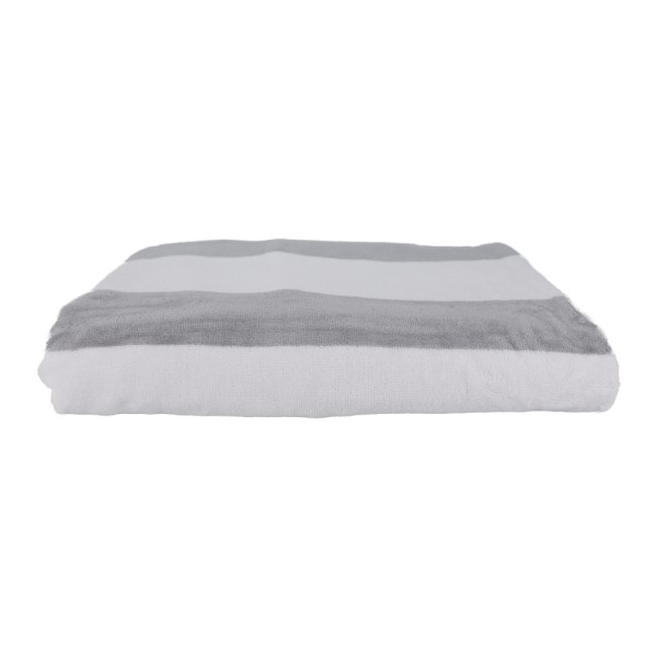 WINDSOR SP BEACH TOWEL STRIPE BEIGE-WHITE