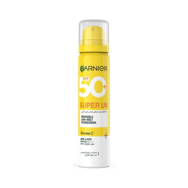 GARNIER SUPER UV INVISIBLE AIR MIST SUNSCREEN SPF50+