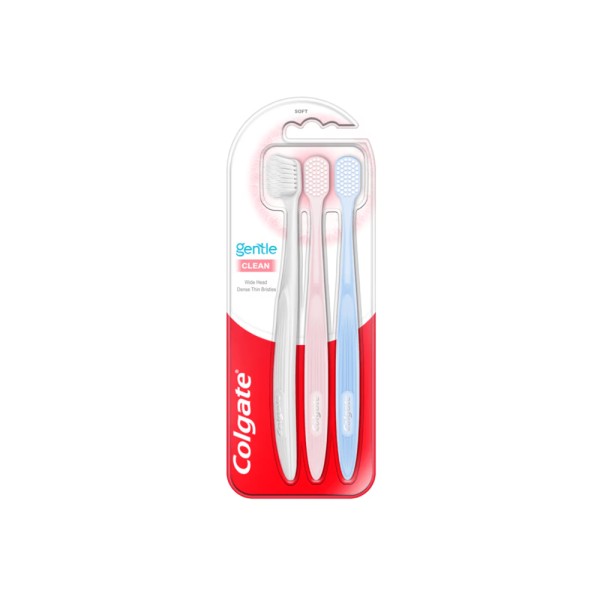 COLGATE TOOTHBRUSH GENTLE CLEAN 2+1FREE