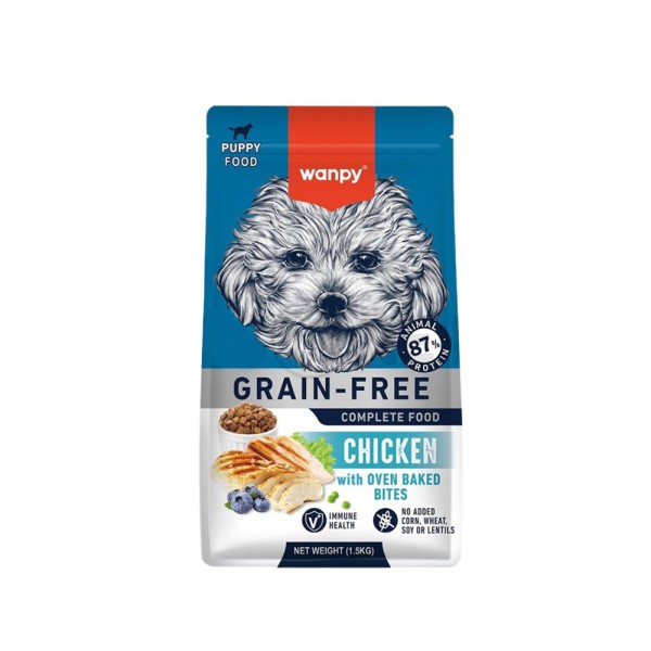 WANPY GRAIN FREE DRY FOOD FOR PUPPY-CHICKEN 