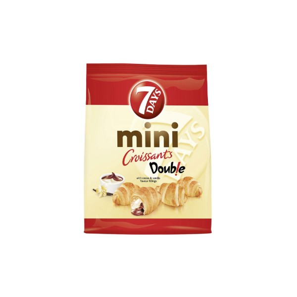 7DAYS MINI CROISSANT CHOCOLATE AND VANILLA