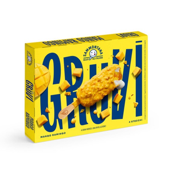 SAMMONTANA GRUVI STICKS MANGO GELATO
