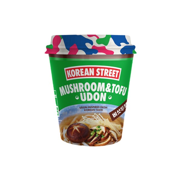 KOREAN STREET MUSHROOM AND TOFU NODDLE CUP