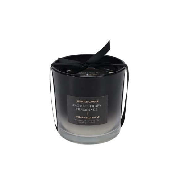  CANDLE IN COLOURED GLASS