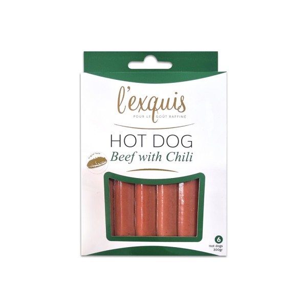 LEXQUIS BEEF HOT DOG WITH CHILLI