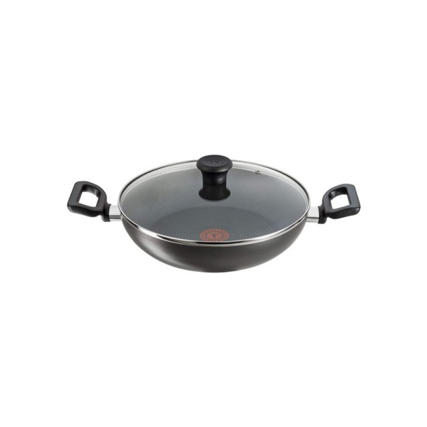 TEFAL DELICIA KADHAI W.GLASS LID