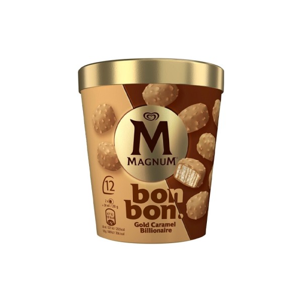 MAGNUM BON BON GOLD CARAMEL BILLIONAIRE ICE CREAM