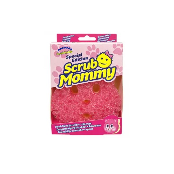 SCRUB DADDY MOMMY PINK CAT SCRUB