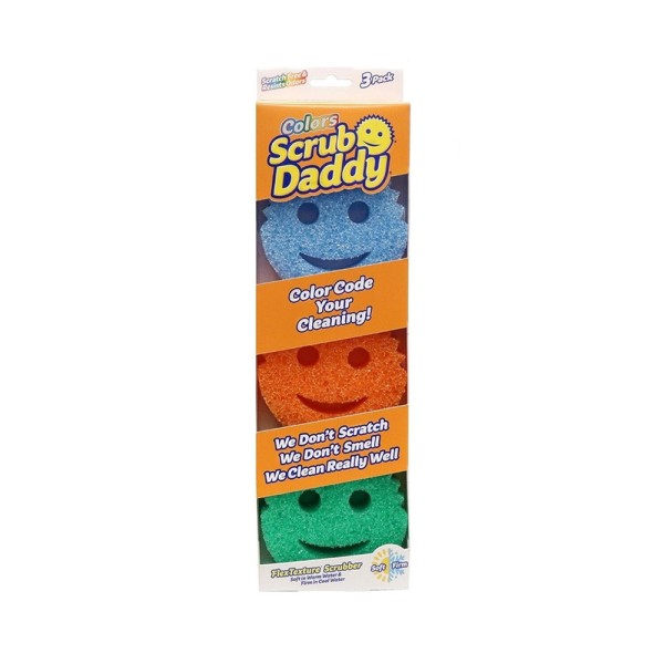 SCRUB DADDY SCRUB THREE COLORS