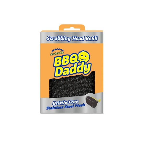 SCRUB DADDY BBQ BRISTLE FREE STAINLESS STEAL MESH REFILL HEAD