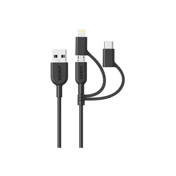 ANKER POWERLINE II USB-A TO 3-IN-1