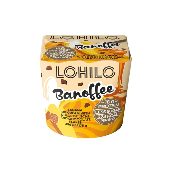 LOHILO BANOFFEE BANANA ICE CRM AND DLCE DE LECH CHOC FLAK