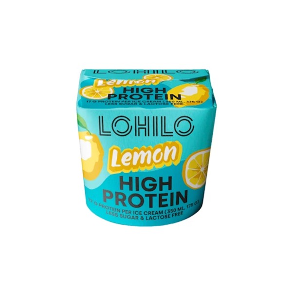 LOHILO LEMON HIGH PROTEIN LACTOSE FREE ICE CREAM