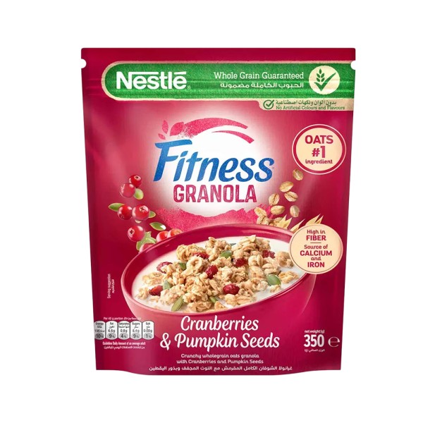 FITNESS GRANOLA  CRANBERRIES AND PUMPKIN SEEDS 