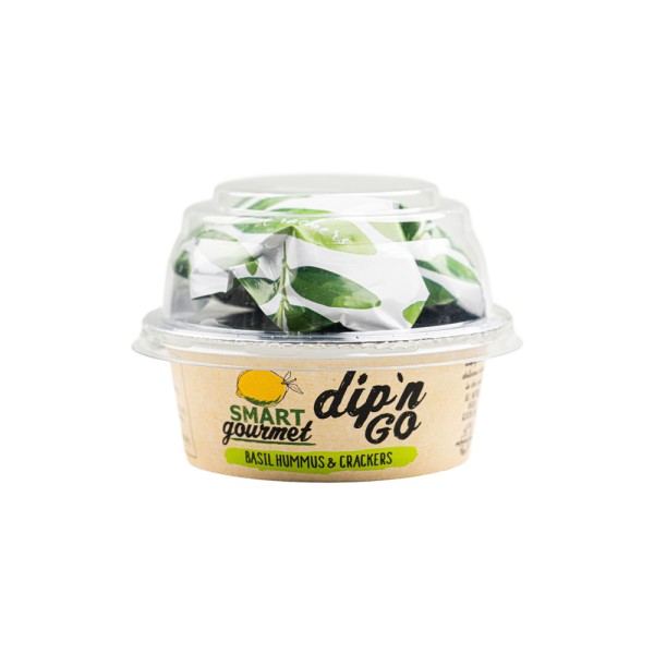 S.GOURMET BASIL HUMMUS AND CRACKERS
