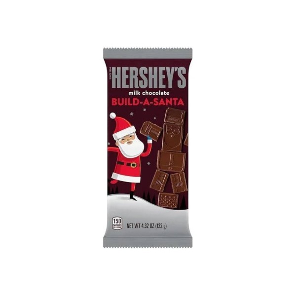 HERSHEYS MILK CHOCOLATE BUILD A SANTA BAR