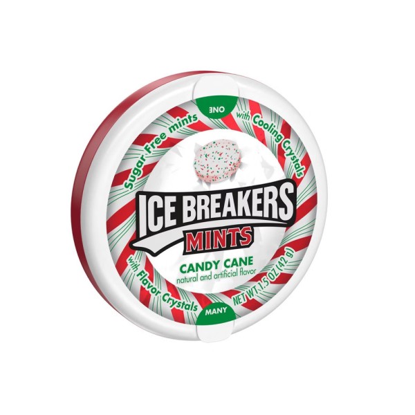 ICEBREAKER MINT CANDY CANE WITH CRYSTALS FLAVOUR SUGAR FREE