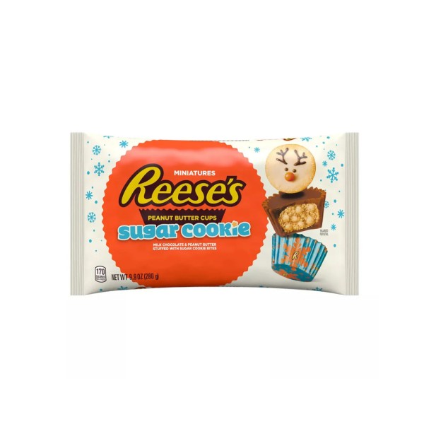 REESESS MINIATURES PEANUT BUTTER CUPS SUGAR COOKIES