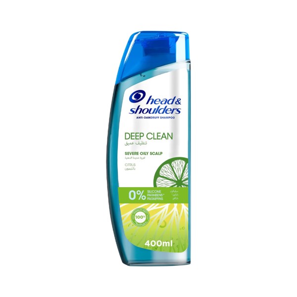 HEAD AND SHOULDER SHAMPOO DEEP CLEAN SEVERE OILY SCALP
