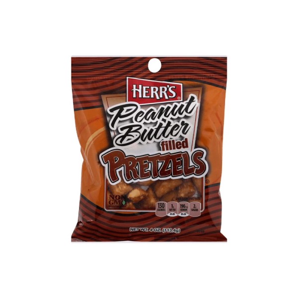 HERRS PEANUT BUTTER FILLED PRETZELS