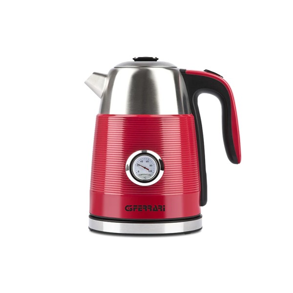 G3 FERRARI KETTLE 2200W TEMPERATUR INDICATOR REMOV FILTER RED