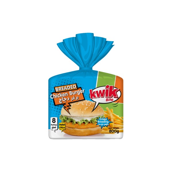 KWIK BREADED CHICKEN BURGER