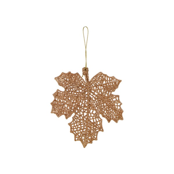 FLOWER AND LEAF CHRISTMAS HANGING DECO