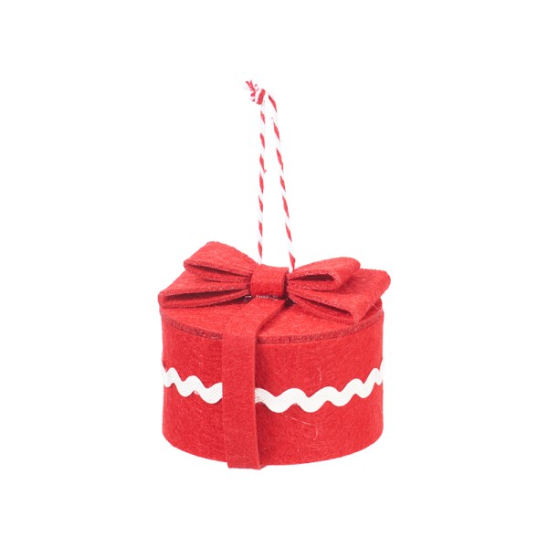 FELT GIFT BOX HANGING DECO