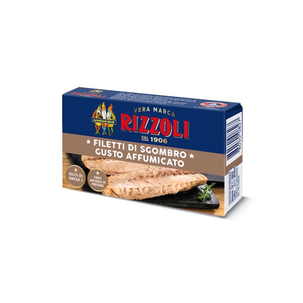 RIZZOLI MACKEREL SMOKEY TASTE TIN