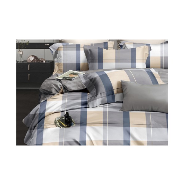 WINDSOR SP LNN FAIR 25 DUVET SET SATEEN PRNTD AV SINGLE