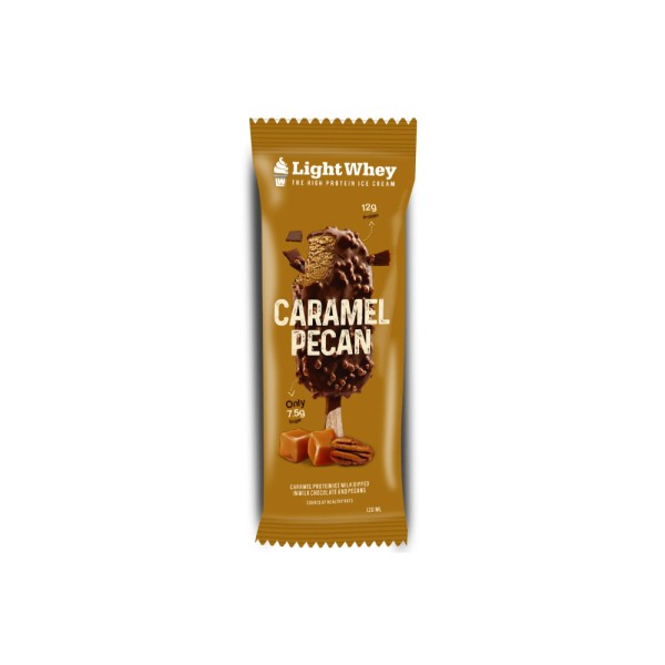 LIGHT WHEY HIGH PROTN CARAMEL PECAN GLUTN FRE ICE CREAM STICK