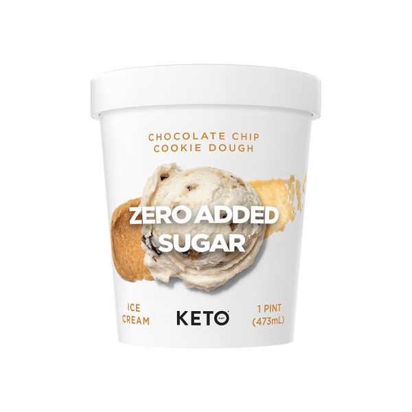KETO CHOCOLATE CHIP COOKIE DOUGH ICE CREAM
