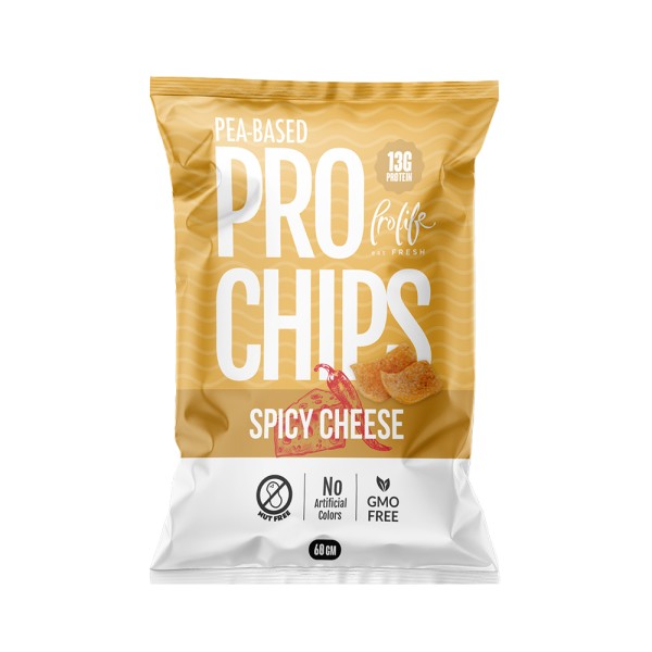 PROLIFE PRO CHIPS SPICY CHEESE 13G PROTEIN 