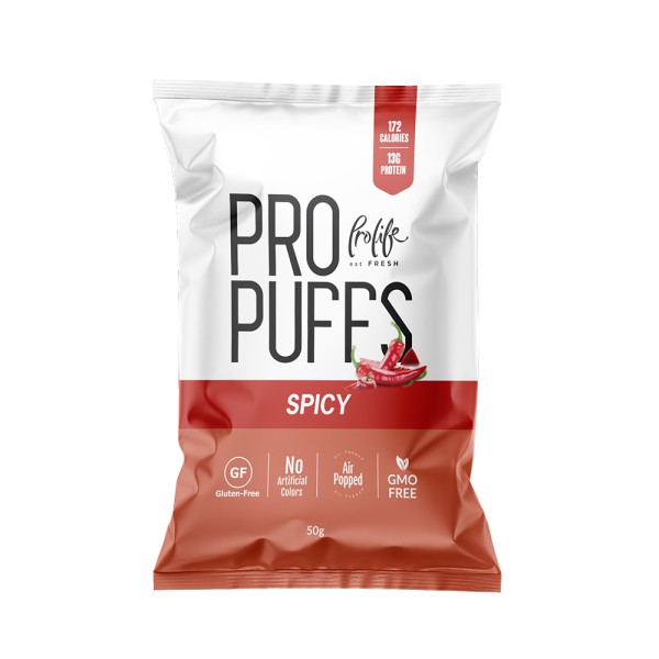 PROLIFE PRO PUFFS SPICY 13G PROTEIN GF