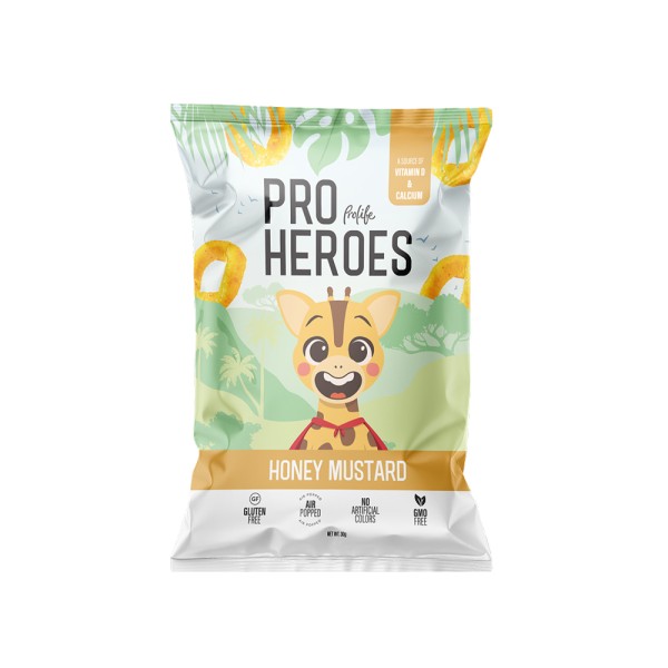 PROLIFE PRO HEROES HONEY MUSTARD RINGS + VITAMIN D + CALCI