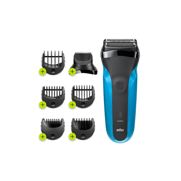BRAUN SHAVER CORDLESS WET + DRY + FAAST SHAVE