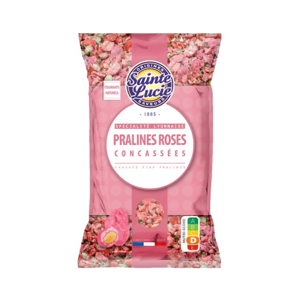 STE LUCIE PRALINES ROSES CONCASSEES