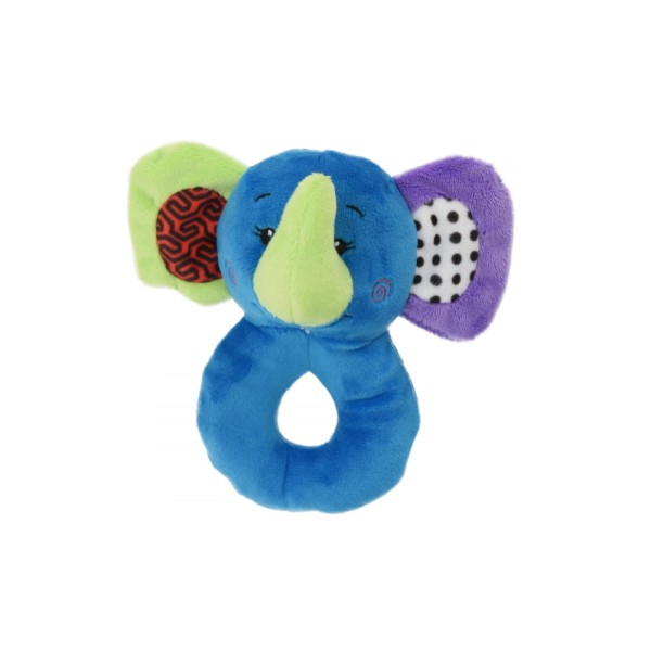 JOHNTOY BABY RATTLE PLUSH